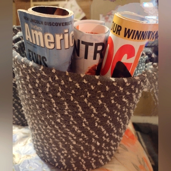 2 Haystack Mountain Coiled Rope Storage Baskets - Picture 6 of 7